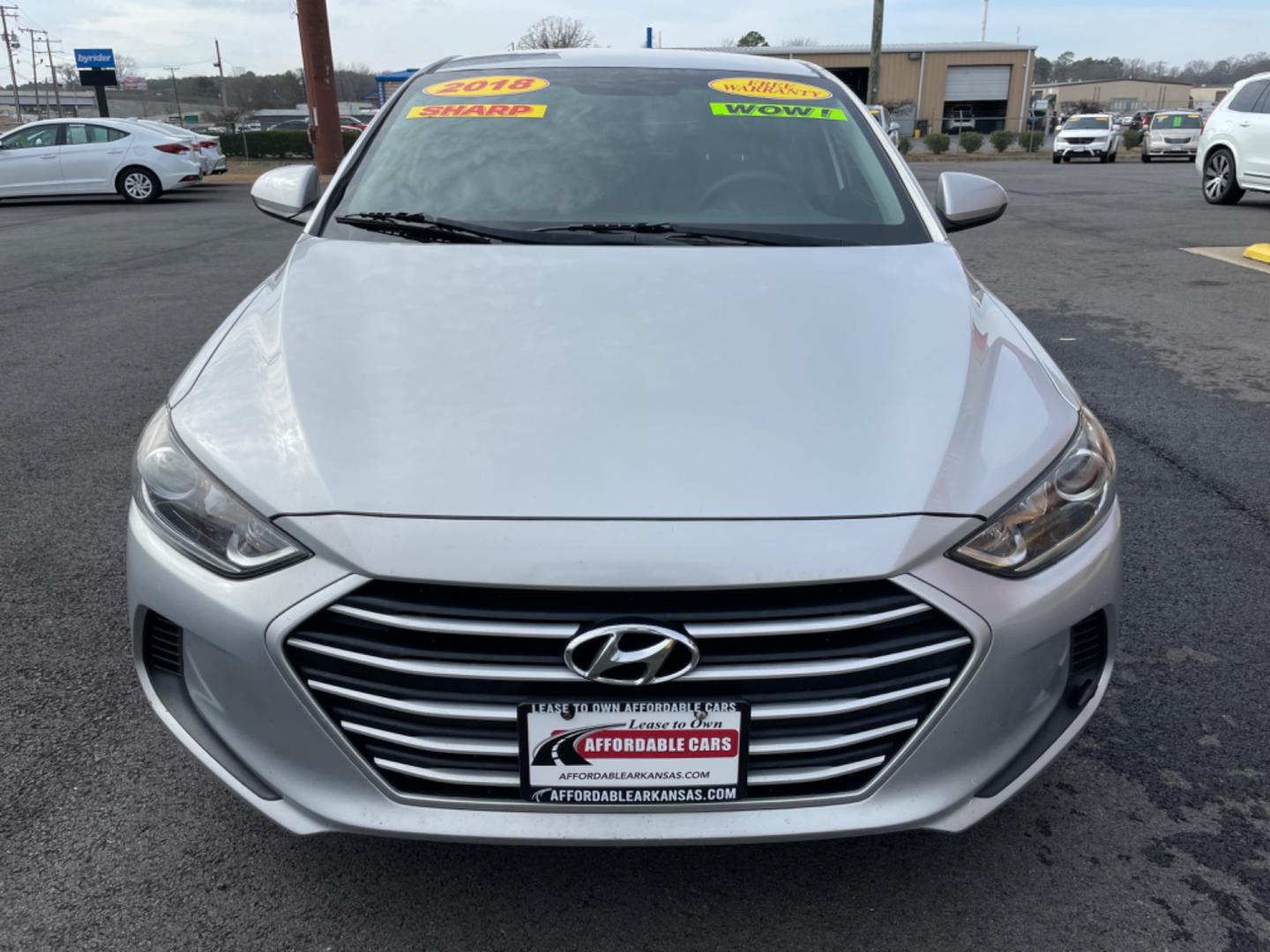 2018 Silver Hyundai Elantra (5NPD84LFXJH) with an 4-Cyl, 2.0 Liter engine, Auto, 6-Spd Shiftronic transmission, located at 8008 Warden Rd, Sherwood, AR, 72120, (501) 801-6100, 34.830078, -92.186684 - Photo#2